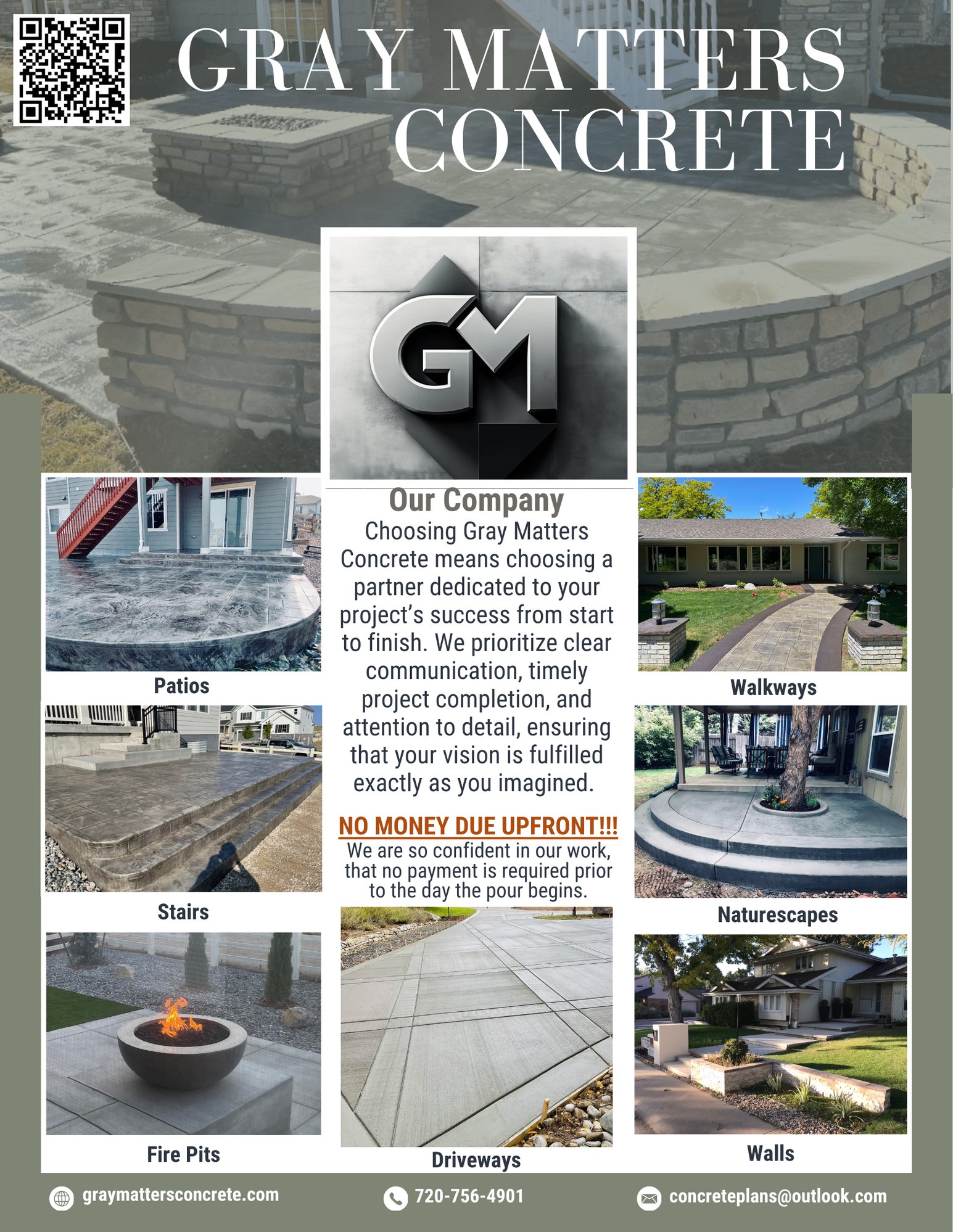 GRAY MATTER CONCRETE flyer